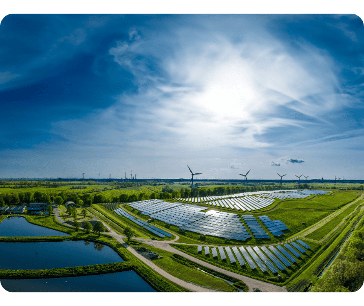 Eco-responsible landscaping (wind turbines, photovoltaic panels)
IoT solutions.