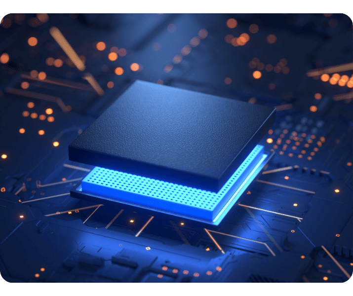 Processor on an electronic board.
System architecture design.