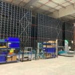 Exotec : Magasin de stockage automatisé avec la solution Skypod