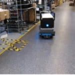 Timon : AGV (Automated Guided Vehicule), Evacuation en automatique de produits finis